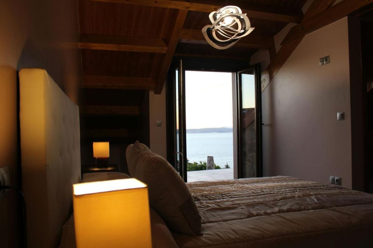 Casa en Pazo Gallego con vistas a la Ria Bueu Exterior foto