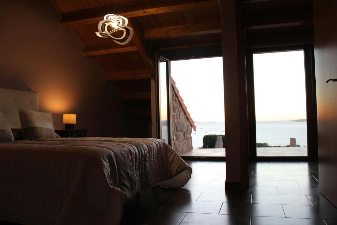 Casa en Pazo Gallego con vistas a la Ria Bueu Exterior foto